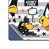 Looney Tunes Daffy Duck Striped Patches Galaxy Z Fold6 Skin
