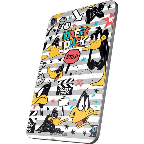 Looney Tunes Daffy Duck Striped Patches Apple iPad Mini Skin