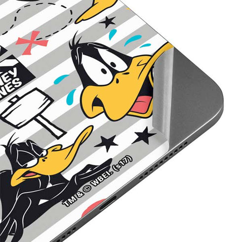 Looney Tunes Daffy Duck Striped Patches Apple iPad Mini Skin