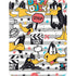 Looney Tunes Daffy Duck Striped Patches iPad Pro 13in M4 (2024) Skin