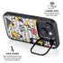 Looney Tunes Daffy Duck Striped Patches iPhone 13 Kickstand Case
