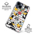 Looney Tunes Daffy Duck Striped Patches iPhone 15 Clear Case