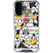 Looney Tunes Daffy Duck Striped Patches iPhone 16 Clear Case