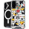 Looney Tunes Daffy Duck Striped Patches iPhone 16 MagSafe Case