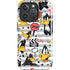 Looney Tunes Daffy Duck Striped Patches iPhone 16 Pro Impact Case