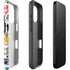 Looney Tunes Daffy Duck Striped Patches iPhone 16 Pro Impact Case