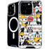 Looney Tunes Daffy Duck Striped Patches iPhone 16 Pro Max MagSafe Case