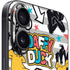 Looney Tunes Daffy Duck Striped Patches iPhone 16 Skin