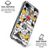 Looney Tunes Daffy Duck Striped Patches iPhone 16e Clear Case
