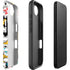 Looney Tunes Daffy Duck Striped Patches iPhone 16e Impact Case