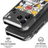 Looney Tunes Daffy Duck Striped Patches iPhone 18 Pro Clear Case