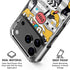 Looney Tunes Daffy Duck Striped Patches iPhone 18 Pro Clear Case