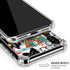 Looney Tunes Daffy Duck Striped Patches iPhone X/XS Clear Case