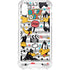 Looney Tunes Daffy Duck Striped Patches iPhone XS Clear Case