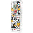 Looney Tunes Daffy Duck Striped Patches iPhone XS Clear Case