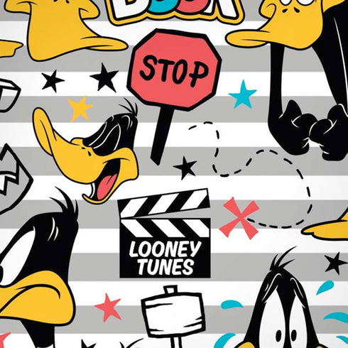 Looney Tunes Daffy Duck Striped Patches iPhone XS Max Skin