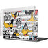 Looney Tunes Daffy Duck Striped Patches MacBook Pro 14in (2021-24) Case plus Skin