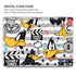 Looney Tunes Daffy Duck Striped Patches MacBook Pro 14in (2021-24) Case plus Skin