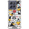 Looney Tunes Daffy Duck Striped Patches Moto G 5G (2025) Clear Case
