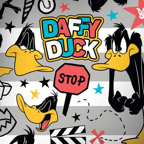 Looney Tunes Daffy Duck Striped Patches Moto G6 Skin
