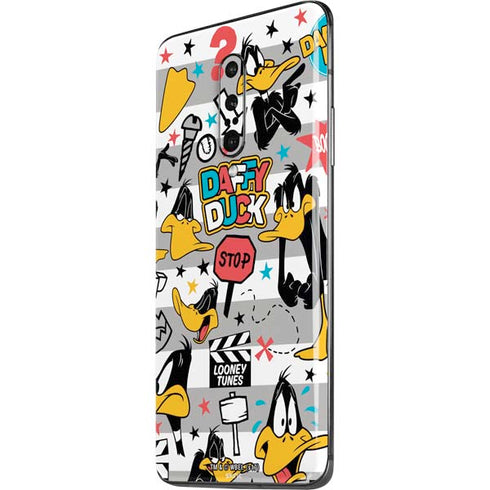 Looney Tunes Daffy Duck Striped Patches OnePlus 7 Pro Skin