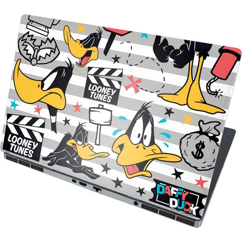Looney Tunes Daffy Duck Striped Patches Dell Precision Skin