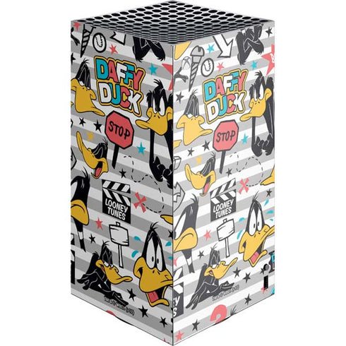 Looney Tunes Daffy Duck Striped Patches Xbox Series X Skins
