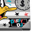 Looney Tunes Daffy Duck Striped Patches Dell XPS Skin