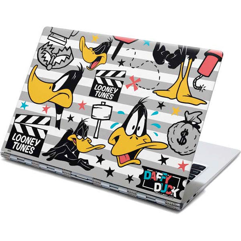 Looney Tunes Daffy Duck Striped Patches Yoga 910 2-in-1 14in Touch-Screen Skin