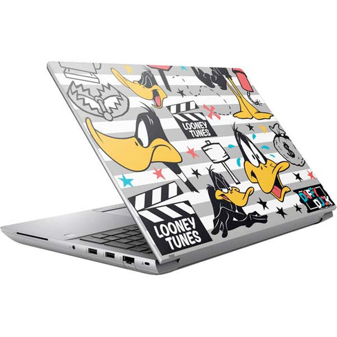 Looney Tunes Daffy Duck Striped Patches HP ZBook Fury 16 G10 Skin