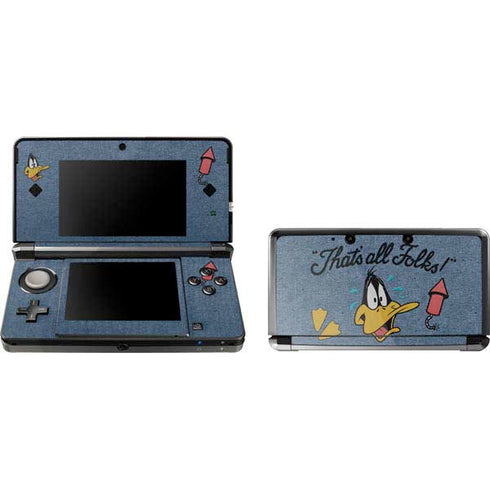 Looney Tunes Daffy Duck Thats All Folks 3DS (2011) Skin