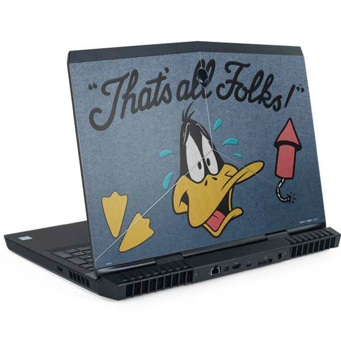 Looney Tunes Daffy Duck Thats All Folks Dell Alienware Skin