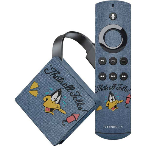 Looney Tunes Daffy Duck Thats All Folks Amazon Fire TV Skin