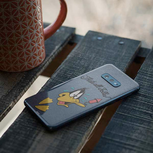 Looney Tunes Daffy Duck Thats All Folks Galaxy S10e Skin