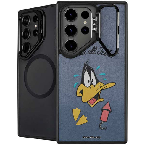 Looney Tunes Daffy Duck Thats All Folks Galaxy S24 Ultra Kickstand Case