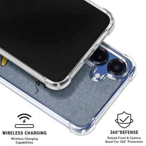 Looney Tunes Daffy Duck Thats All Folks Galaxy S25 Clear Case