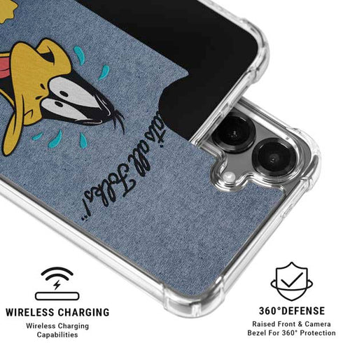 Looney Tunes Daffy Duck Thats All Folks Galaxy S26 Plus Clear Case