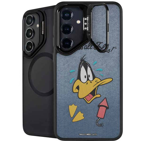 Looney Tunes Daffy Duck Thats All Folks Galaxy S26 Plus Kickstand Case