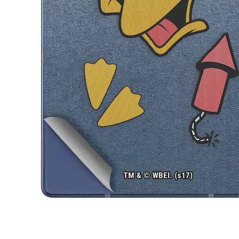 Looney Tunes Daffy Duck Thats All Folks Galaxy Z Fold6 Skin