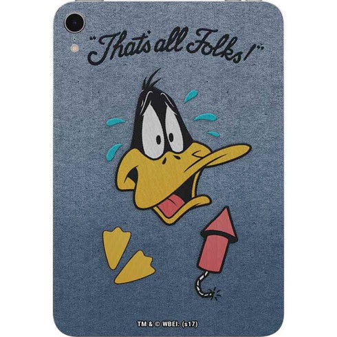 Looney Tunes Daffy Duck Thats All Folks Apple iPad Mini Skin