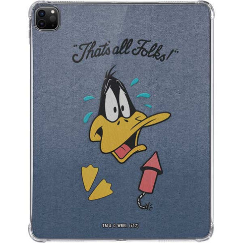 Looney Tunes Daffy Duck Thats All Folks iPad Pro 11in (2024) Clear Case