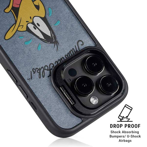 Looney Tunes Daffy Duck Thats All Folks iPhone 13 Pro Max Kickstand Case