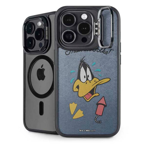 Looney Tunes Daffy Duck Thats All Folks iPhone 14 Pro Kickstand Case