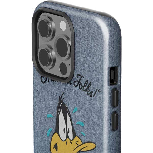 Looney Tunes Daffy Duck Thats All Folks iPhone 15 Pro Impact Case
