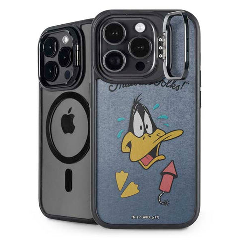 Looney Tunes Daffy Duck Thats All Folks iPhone 15 Pro Max Kickstand Case