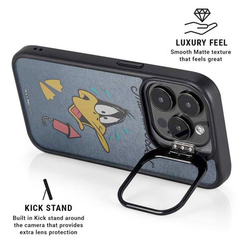 Looney Tunes Daffy Duck Thats All Folks iPhone 15 Pro Max Kickstand Case