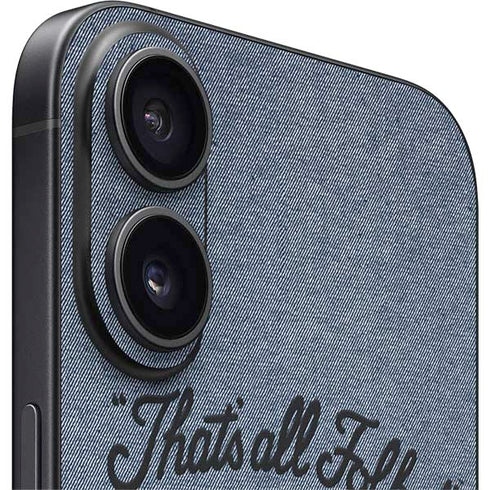 Looney Tunes Daffy Duck Thats All Folks iPhone 16 Plus Skin