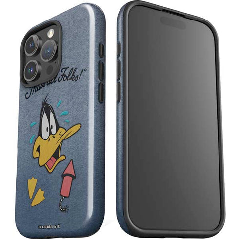 Looney Tunes Daffy Duck Thats All Folks iPhone 16 Pro Impact Case