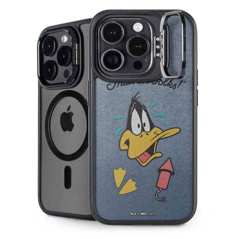 Looney Tunes Daffy Duck Thats All Folks iPhone 16 Pro Kickstand Case