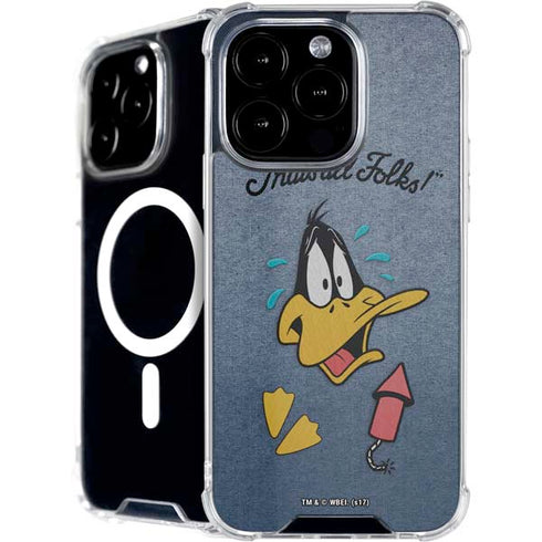 Looney Tunes Daffy Duck Thats All Folks iPhone 16 Pro MagSafe Case